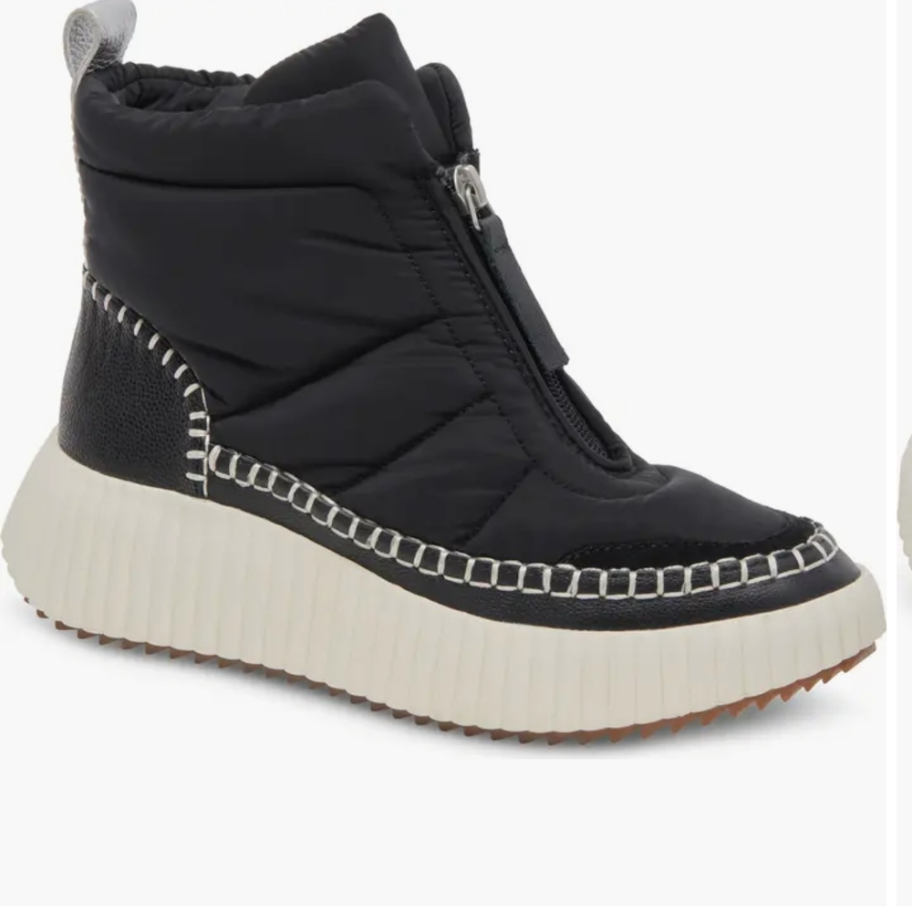 Black Quilted Women's Shoes